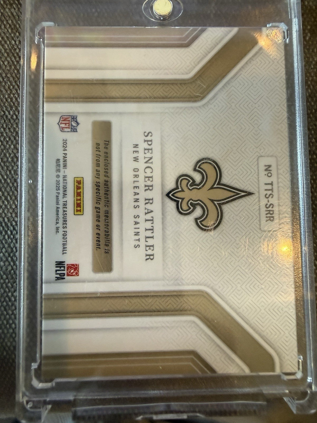 2024 National Treasures Tremendous Patch Spencer Rattler RC Rookie 44/99 TTS-SRR