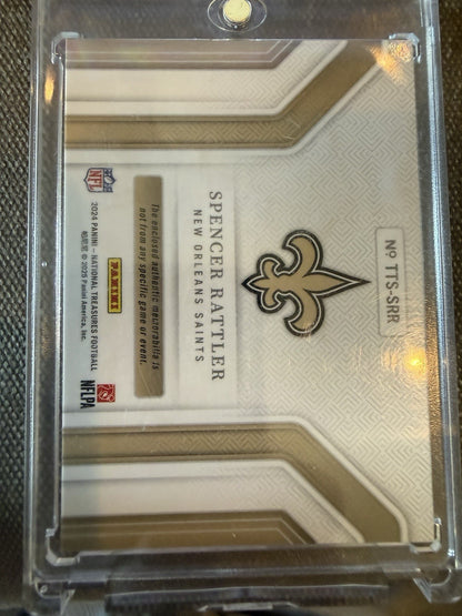 2024 National Treasures Tremendous Patch Spencer Rattler RC Rookie 44/99 TTS-SRR