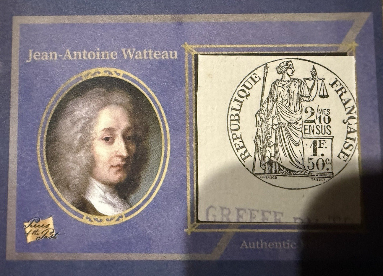 2025 Pieces Of The Past JEAN-ANTOINE WATTEAU Jumbo Relic !!