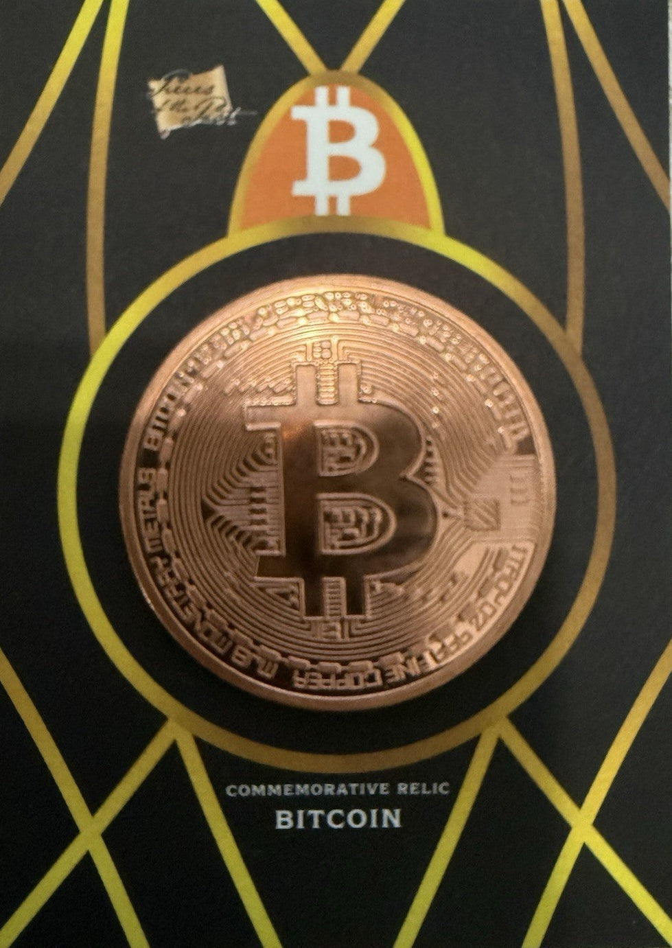 2025 The Bar Pieces Of The Past Bitcoin Authentic Jumbo Coin Relic Rare Coin