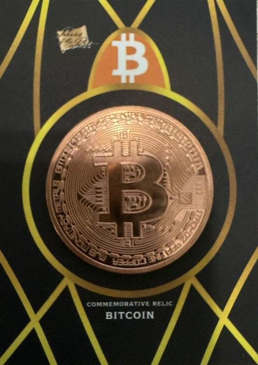2025 The Bar Pieces Of The Past Bitcoin Authentic Jumbo Coin Relic Rare Coin