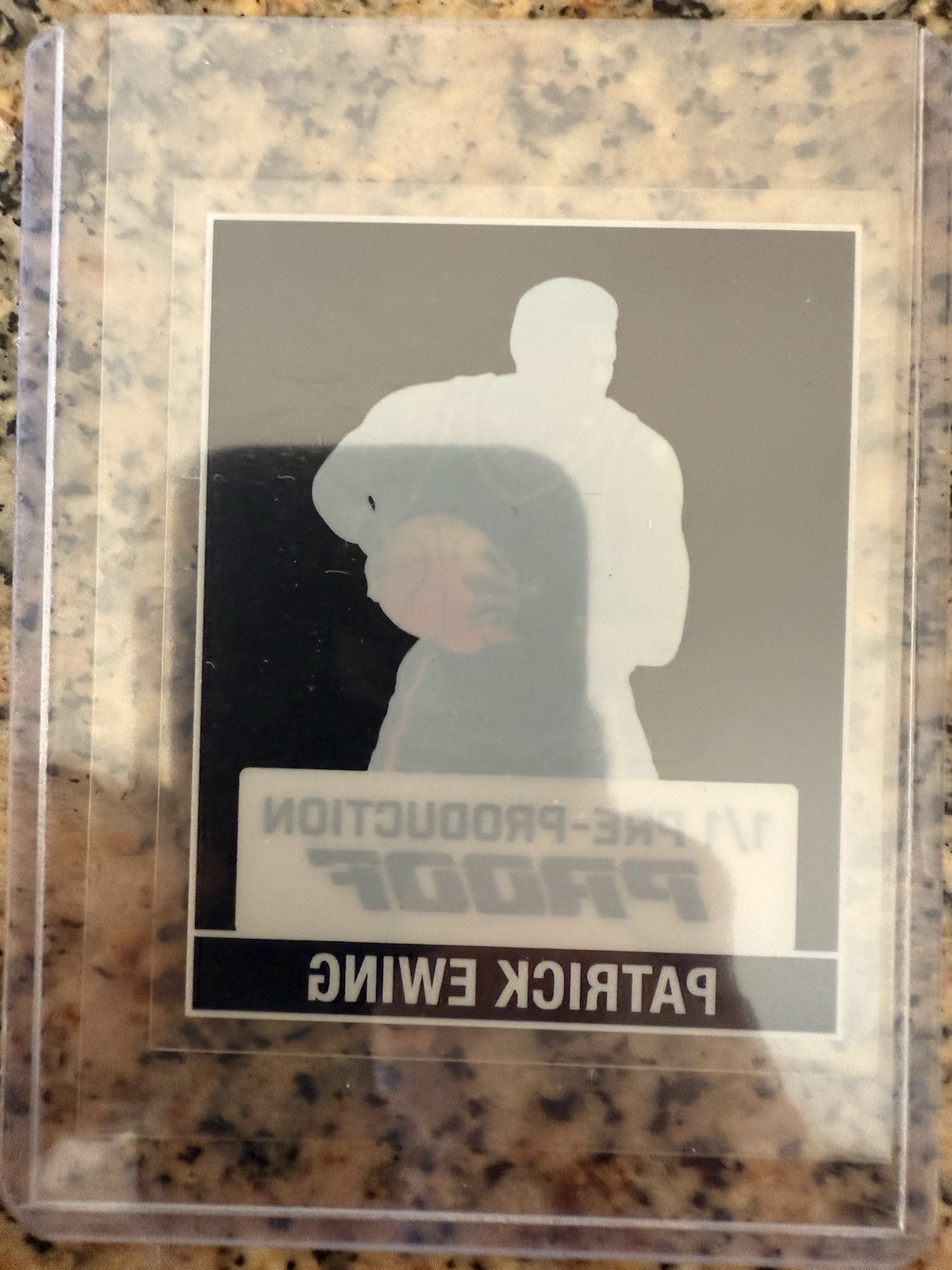 Patrick Ewing 2025 Leaf National NSCC 1/1 Pre Production Proof