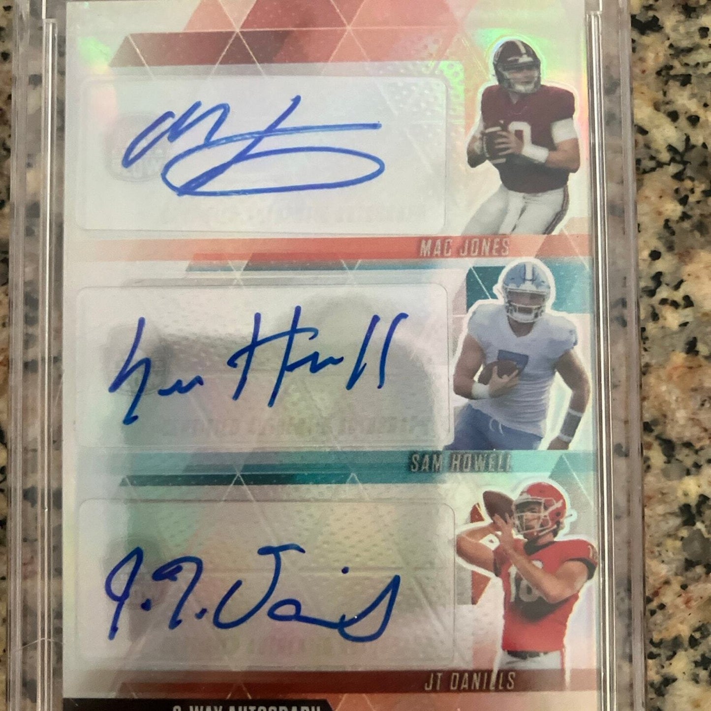 6 auto card stroud, strong, hurts,jones, Howell, Daniels