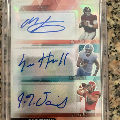 6 auto card stroud, strong, hurts,jones, Howell, Daniels