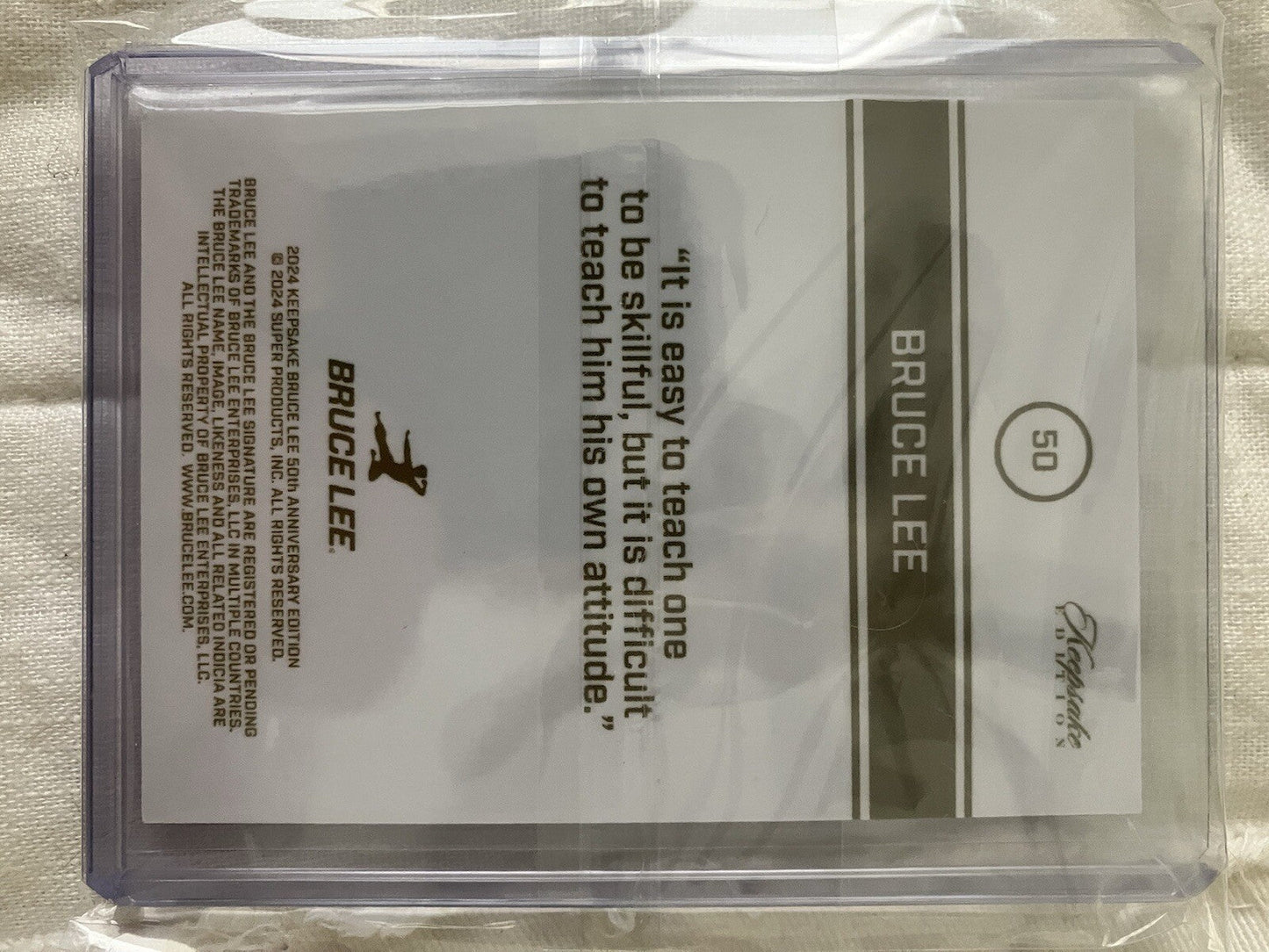 Bruce Lee Super Break Red Foil 1/1