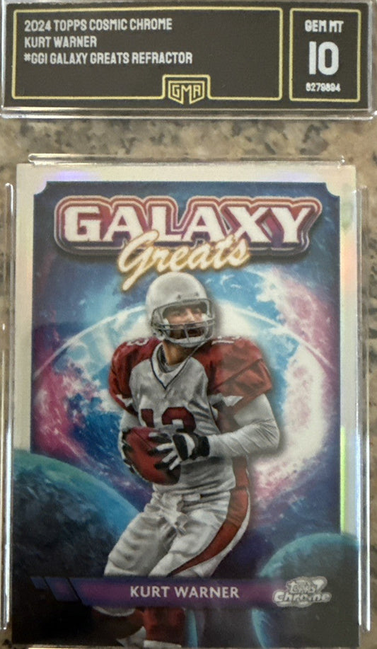 2024 Topps Chrome Cosmic #GG-1 Kurt Warner Galaxy Greats