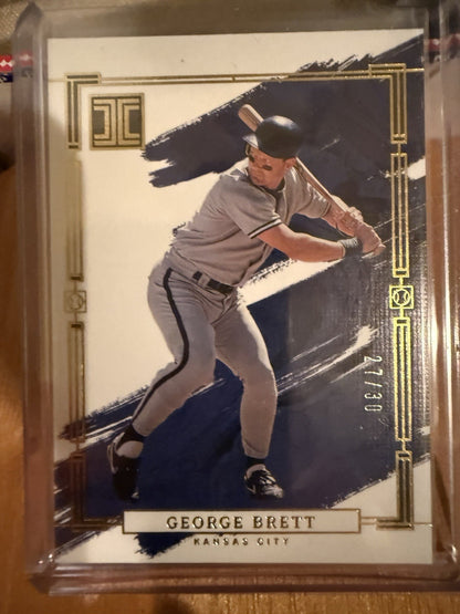 2024 Panini Impeccable George Brett Gold /30