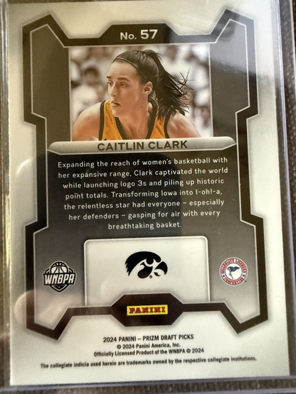 2024-25 Panini Prizm Draft Picks - Caitlin Clark #57 (RC)
