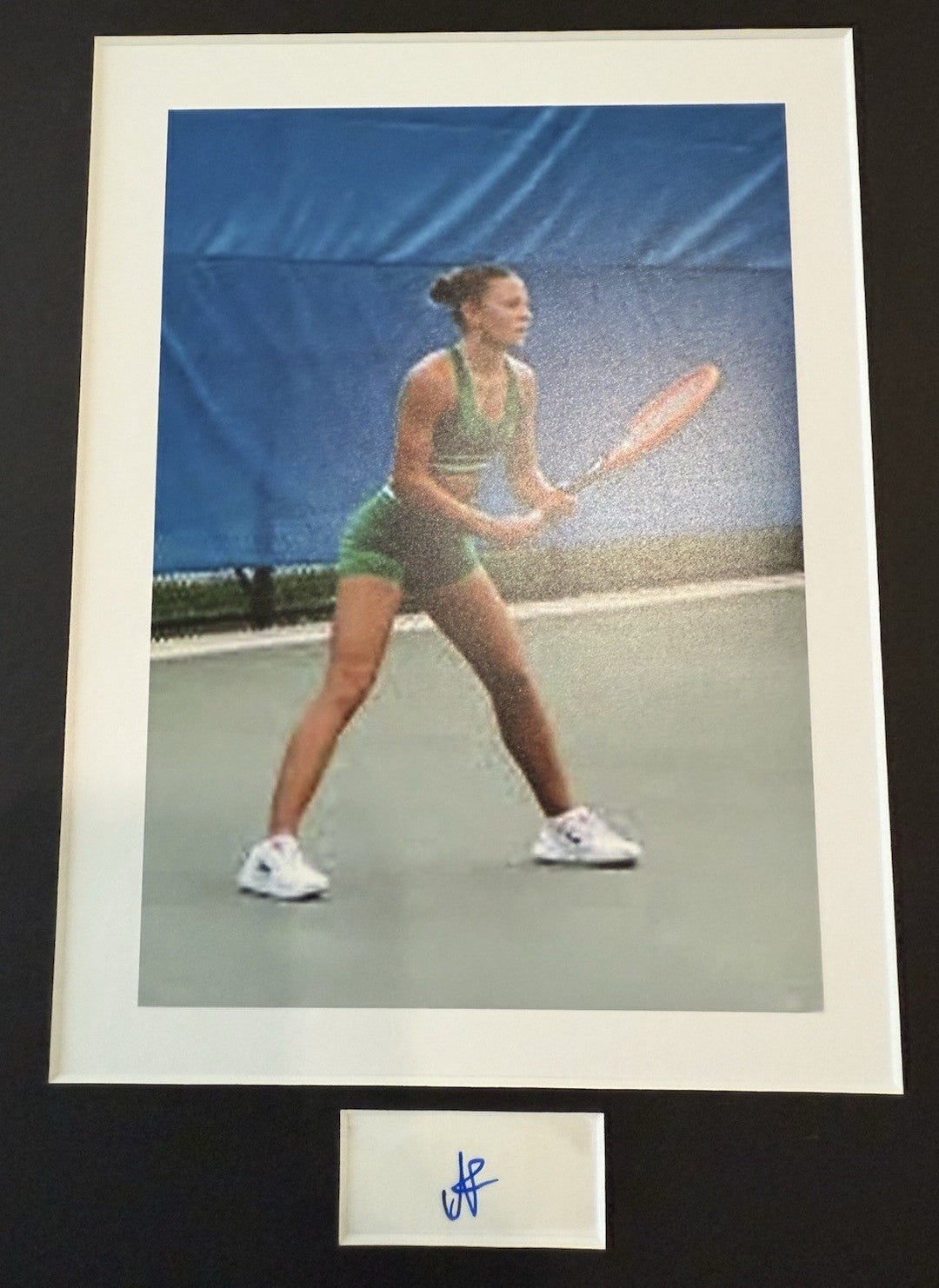 Anna Fernandez signed Photo Tennis With Coa