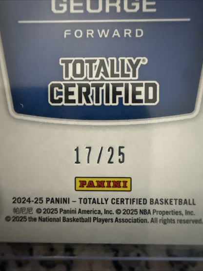 2024-25 Panini Totally Certified - The Mighty Paul George #16 17/25