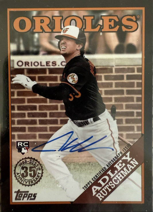 2023 Topps Series 1 - 1988 Topps Baseball Autographs Adley Rutschman...