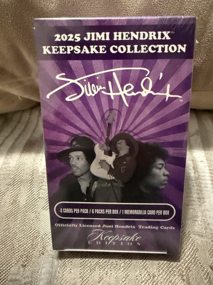 2025 Keepsake Jimi Hendrix Premiere Edition Blaster Box New Factory Sealed