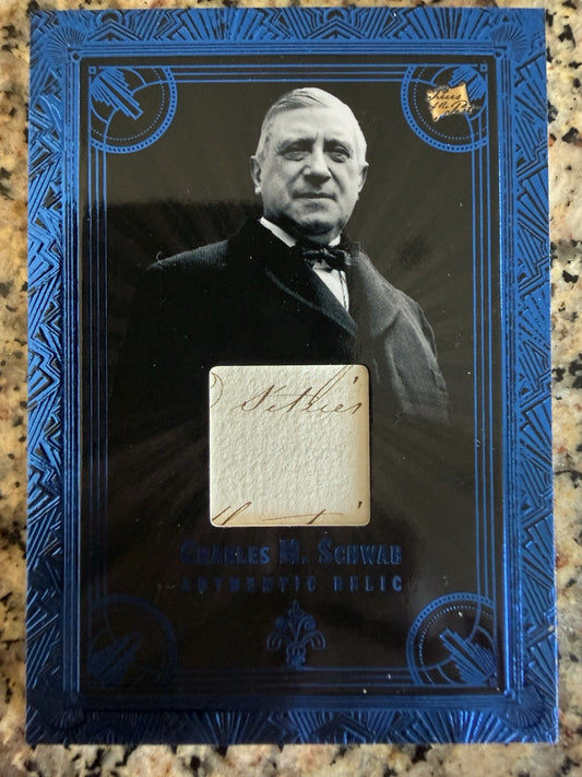 2025 Pieces of the Past Roaring Twenties Collection R-37 Charles Schwab /50