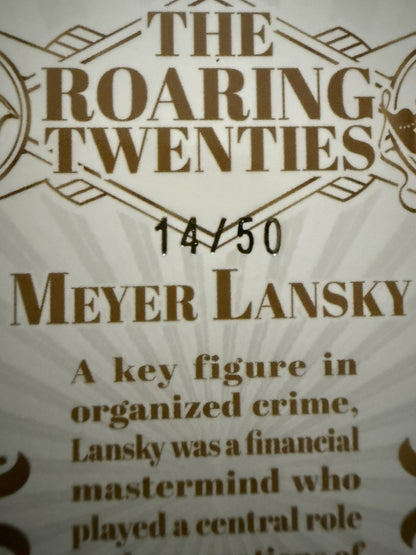 2025 Pieces Of The Past Meyer Lansky BLUE /50 Roaring 20s B-9