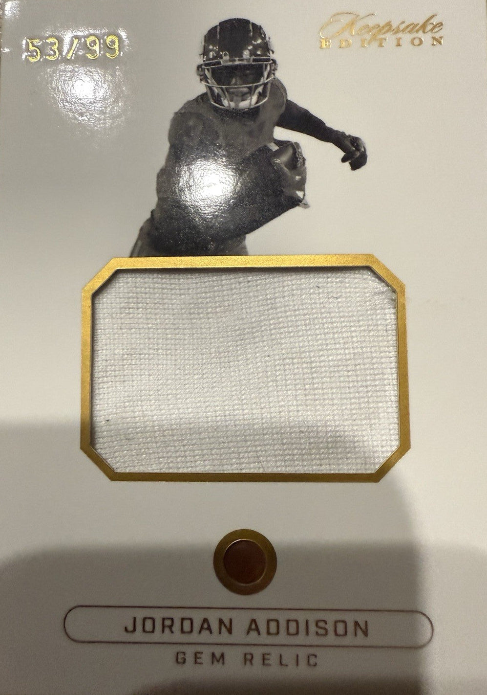 2024 Keepsake Multi Sport Edition - Gem Patch Jordan Addison #/99