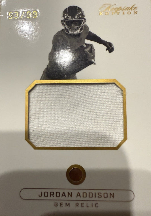 2024 Keepsake Multi Sport Edition - Gem Patch Jordan Addison #/99