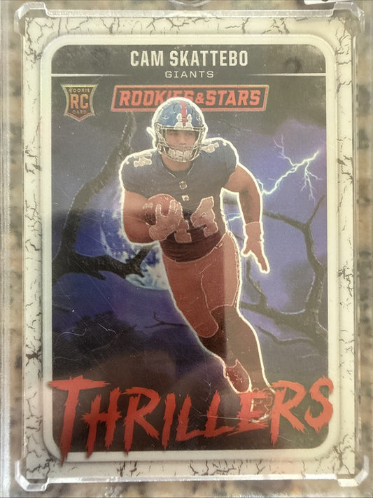 2025 Panini Rookies & Stars - Thrillers Cam Skattebo #26 Silver (RC) /149