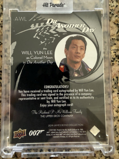 2019 James Bond Collection Die Another Day Will Yun Lee Colonel Moon Auto 0fr5