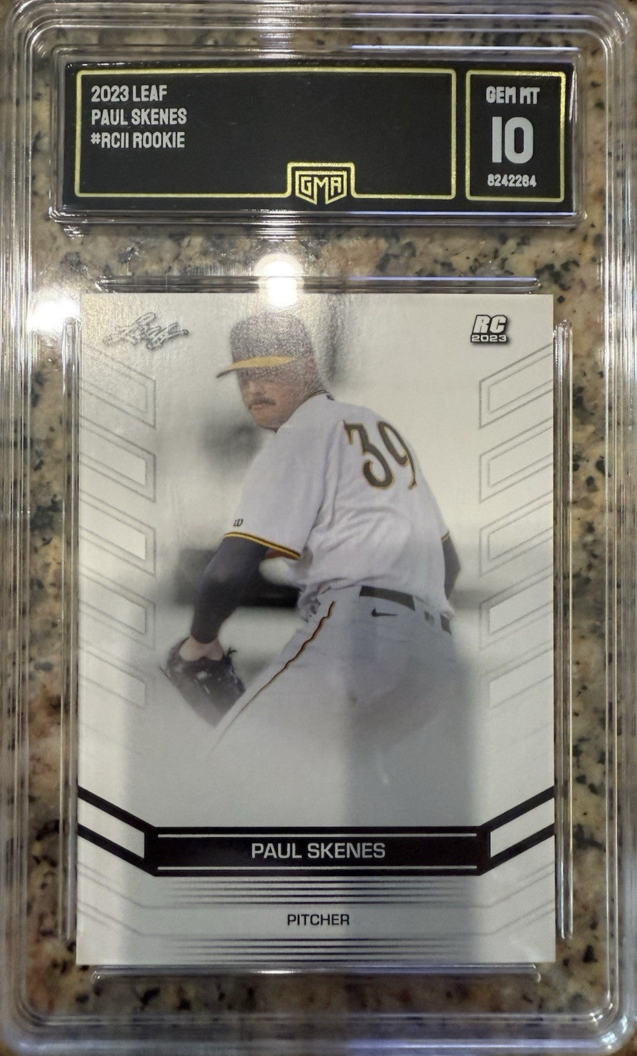 2023 Leaf Paul Skenes Rookie Card RC-11 Gem MT 10 GMA Graded