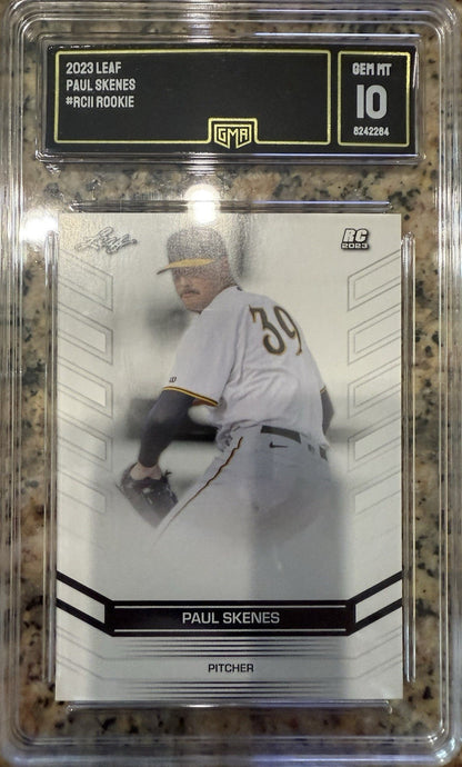 2023 Leaf Paul Skenes Rookie Card RC-11 Gem MT 10 GMA Graded