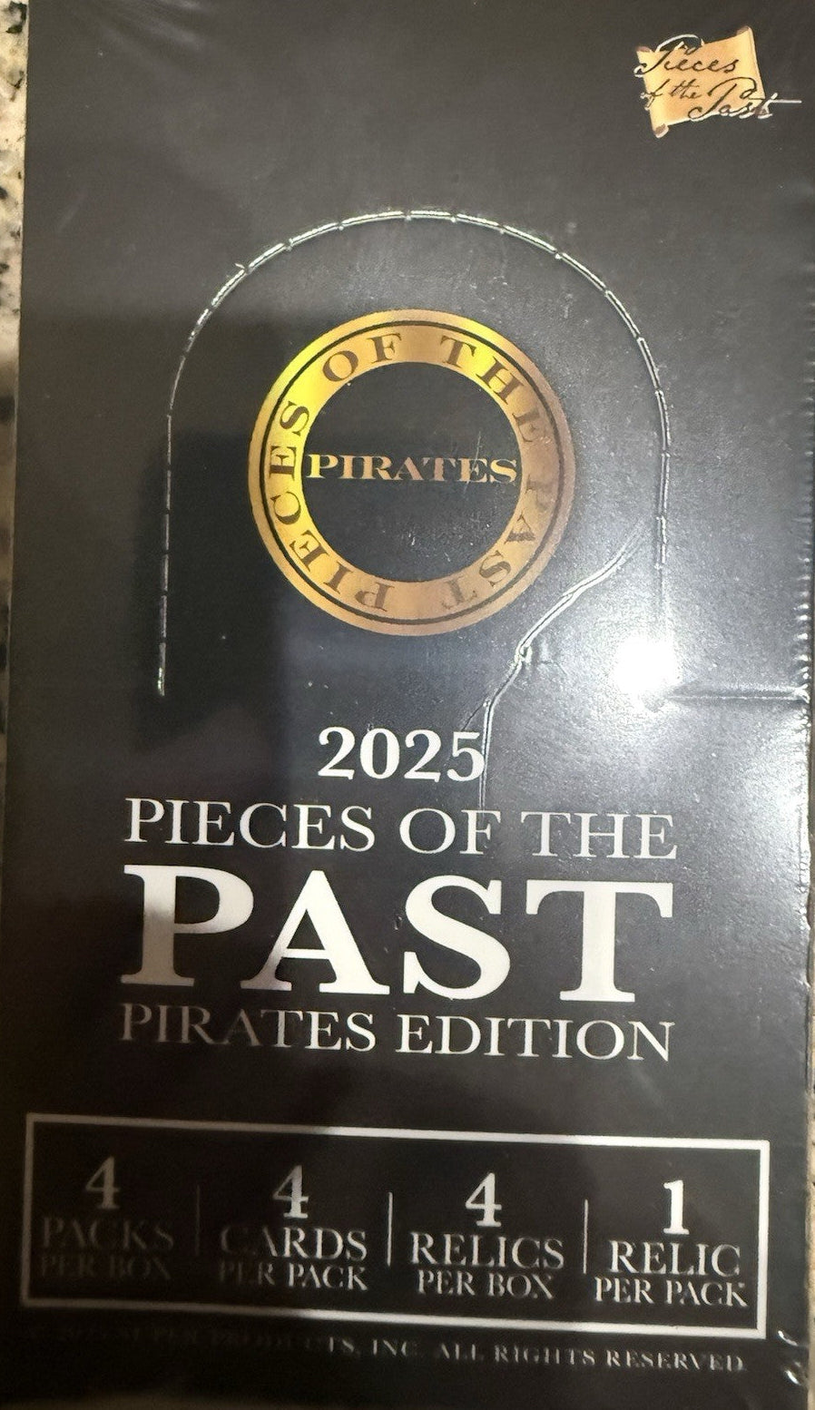 2025 Pieces of the Past Pirates Edition Trading Card Box [4 Packs 4 Relics]