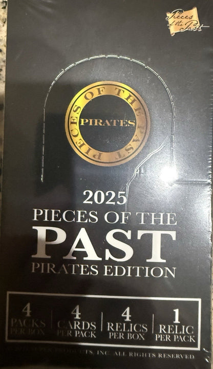 2025 Pieces of the Past Pirates Edition Trading Card Box [4 Packs 4 Relics]