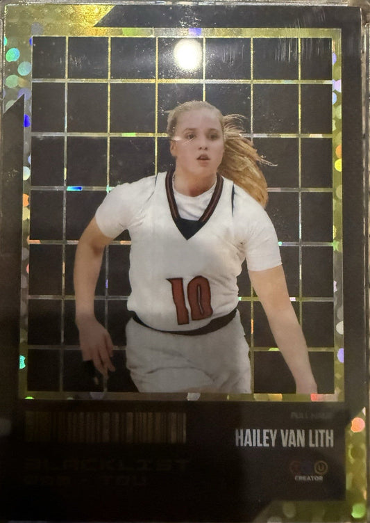 2025 Tru Creator SWEAT Edition Hailey Van Lith BLU-44 Blacklist Holo 1/1