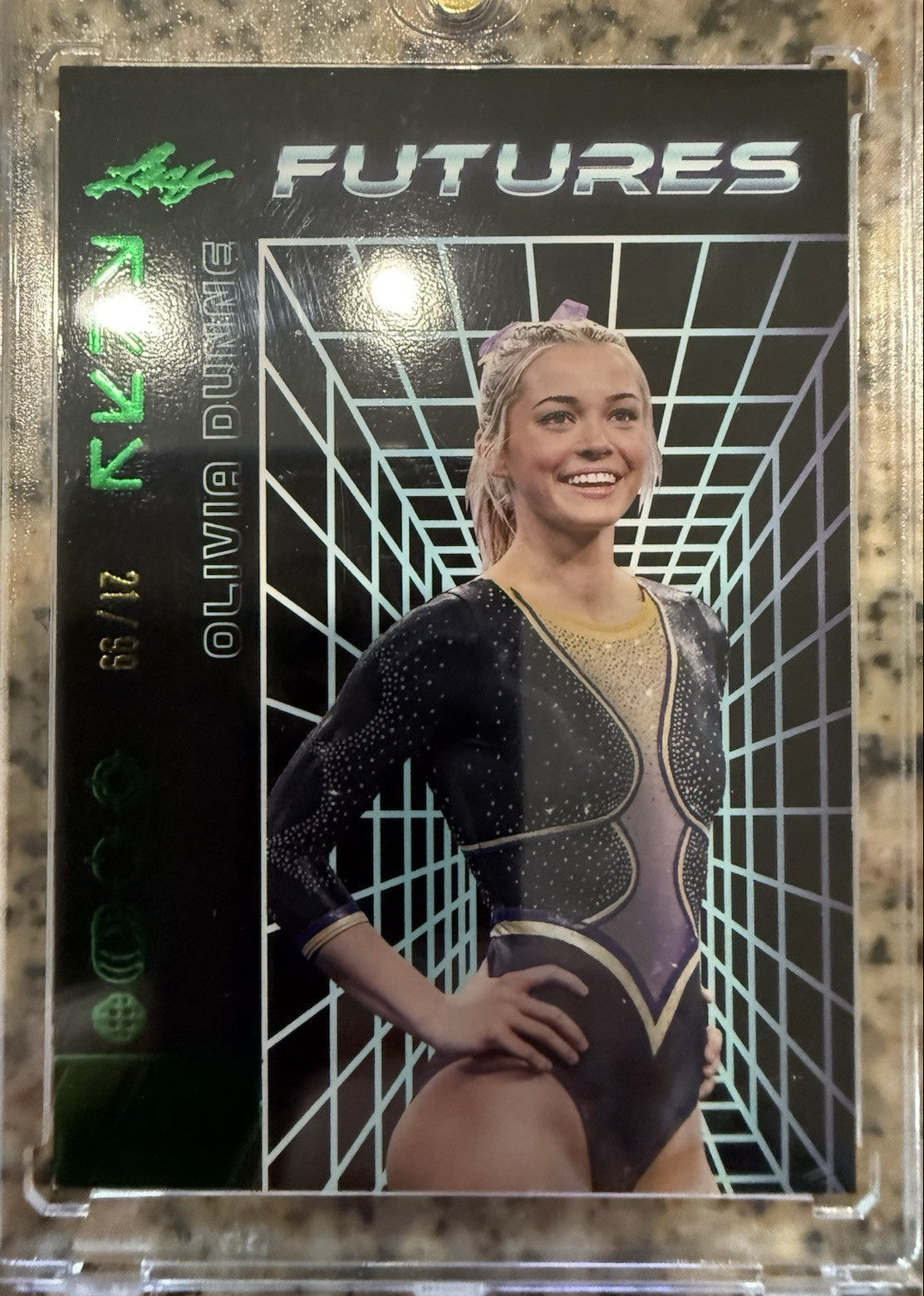 2024 Leaf Futures - Olivia Dunne #152 Green /99