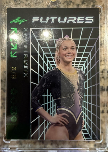 2024 Leaf Futures - Olivia Dunne #152 Green /99