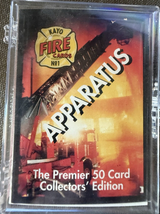 Kayo Fire Cards 1991 50 Apparatus Trading Cards