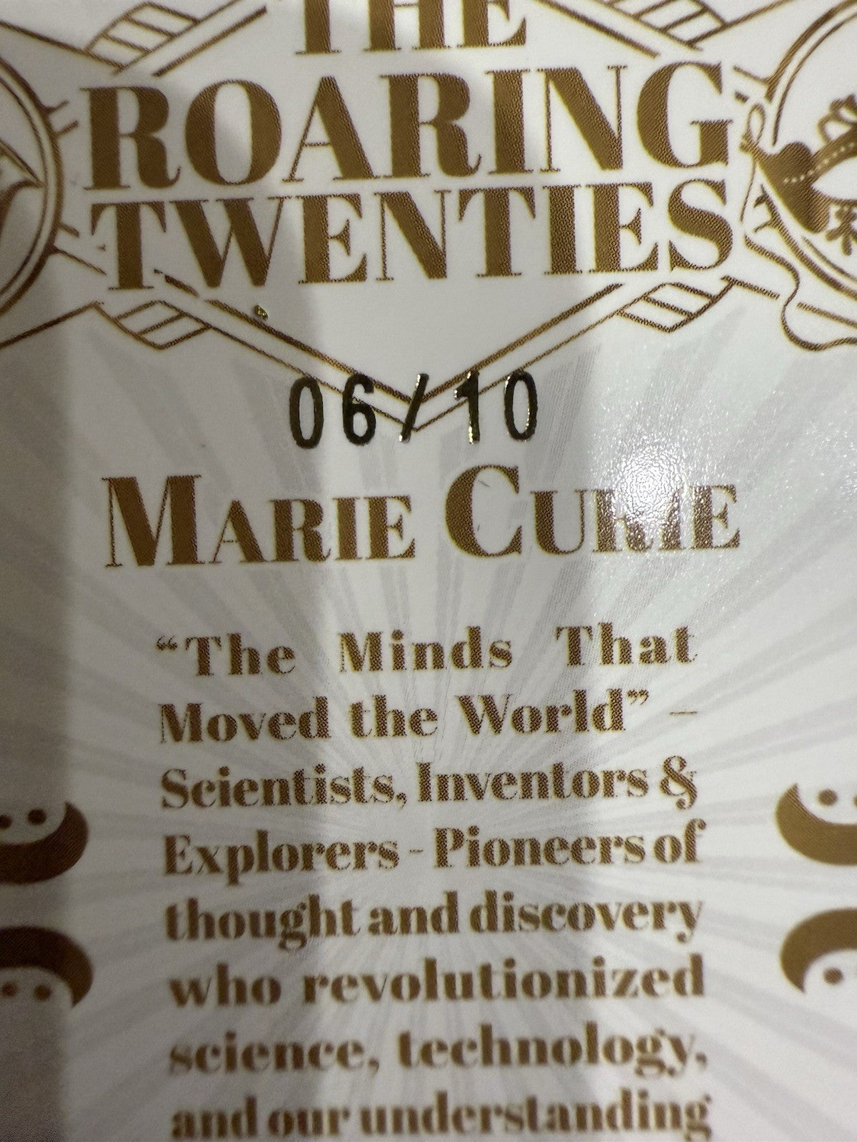 2025 Pieces of the Past Marie Curie /10 Roaring Twenties Minds That Moved World
