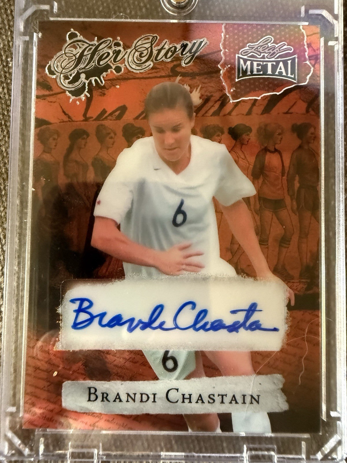 2024 Leaf Metal Women of Sport 1/1 Brandi Chastain Auto