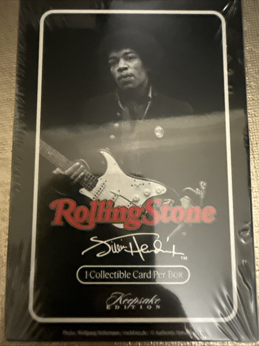 (10)2025 Rolling Stone Jimi Hendrix Keepsake Edition Factory Sealed Boxes