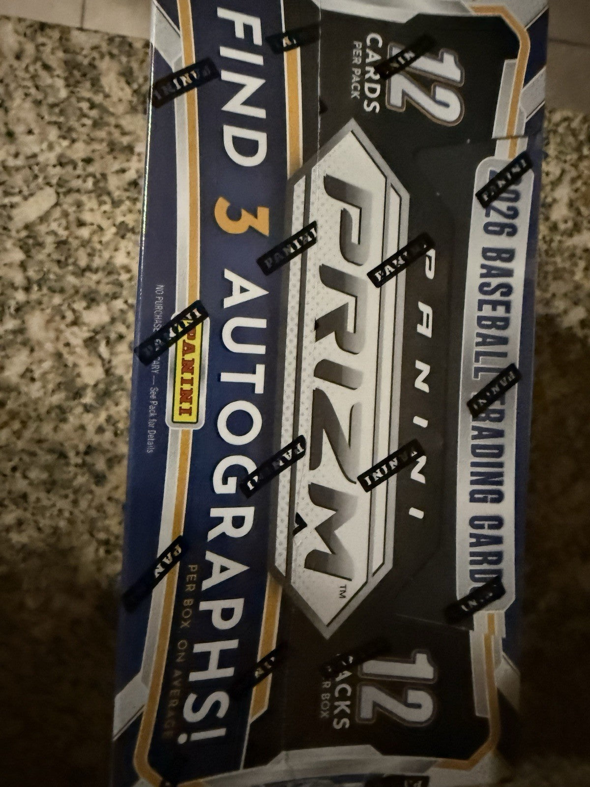 2026 Panini Prizm Baseball MLB Factory Sealed Hobby Box