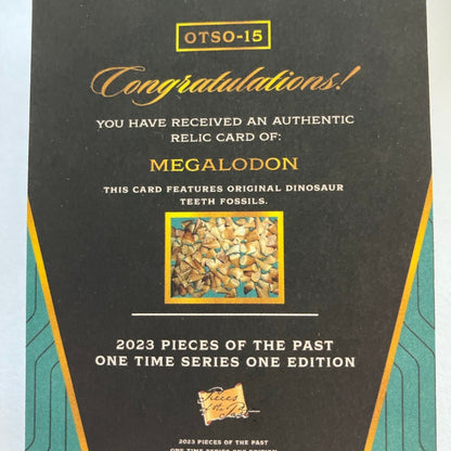 megalodon tooth card!!!