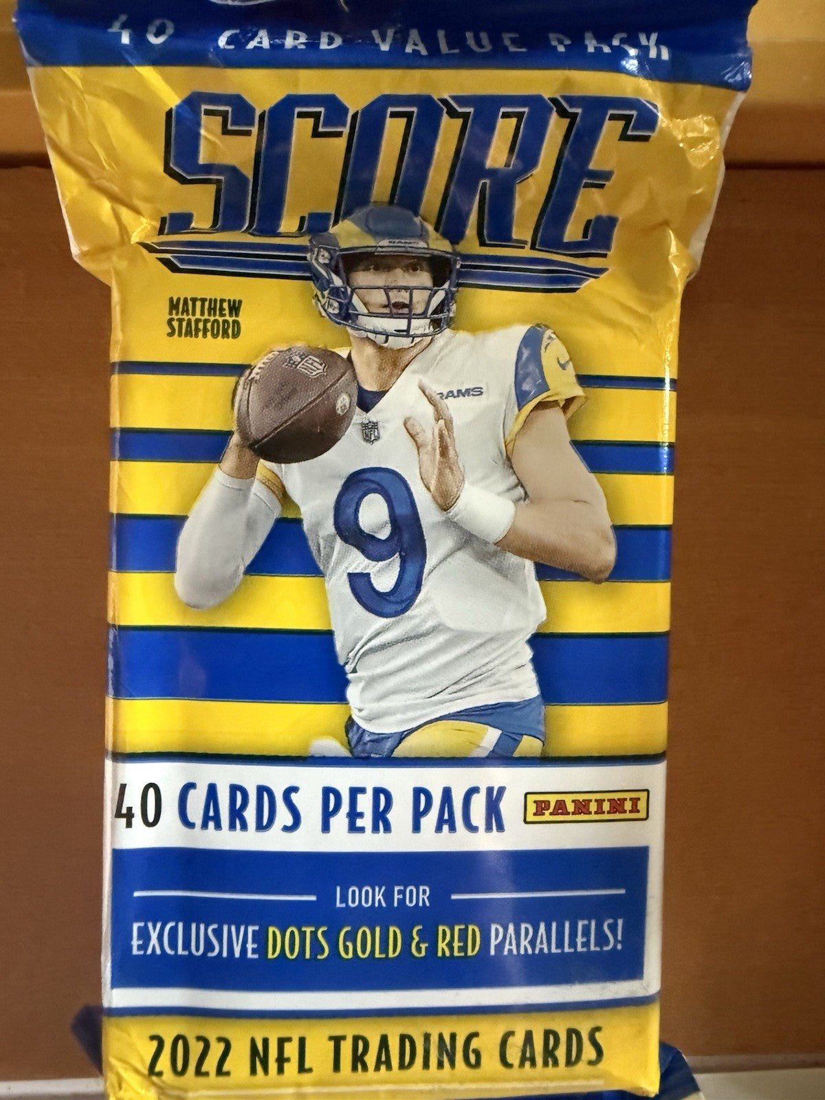 2022 PANINI  Score NFL Hanger Pack 40Cards  Factory Sealed