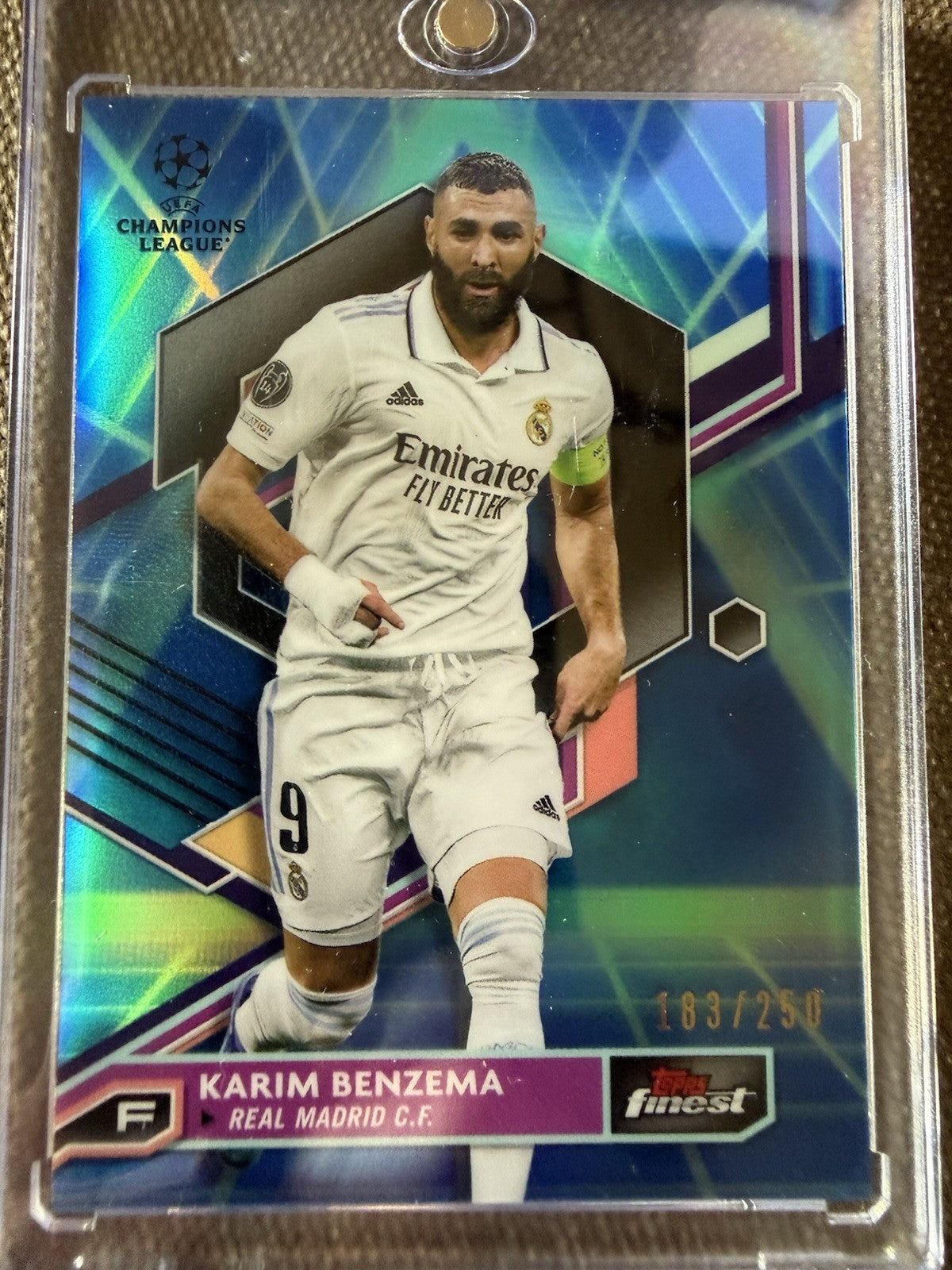 2023 Topps FINEST Karim Benzema REAL MADRID /250 YS12