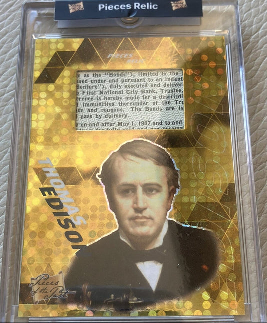 Thomas edison pieces of the past relic