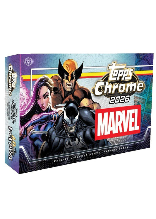 2026 Topps Chrome® Marvel Comics - Hobby Box  - PREORDER