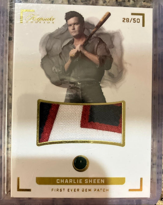 Charlie sheen gem patch card
