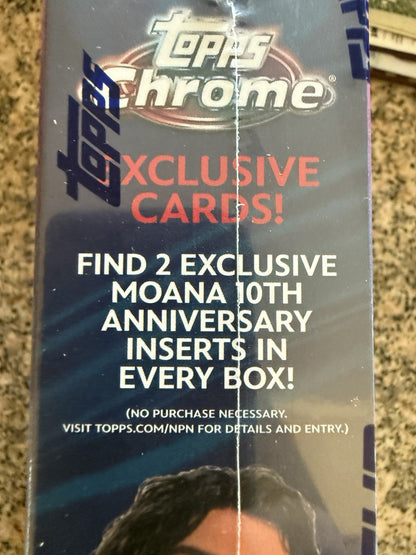 2026 TOPPS CHROME DISNEY MEGA BOX (56 Cards) Brand New Sealed