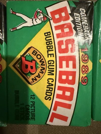 1989 Bowman Baseball  3 Factory Sealed Wax Packs. Ken Griffey Jr. RC Possible!