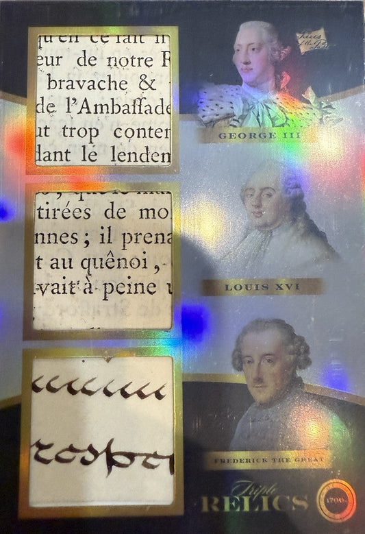 PIECES OF THE PAST FREDERICK THE GREAT HANDWRITTEN KING GEORGE III LOUIS XVI