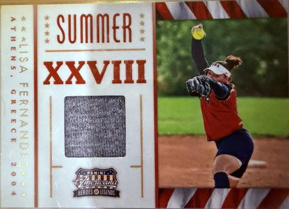 K127,127 - 2012 Americana Heroes and Legends Summer Relic #22 Lisa Fernandez/499