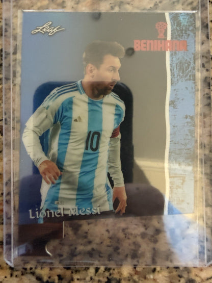 2026 Leaf Benihana #N-6 Lionel Messi /99 Die-Cut insert RARE card of the GOAT!