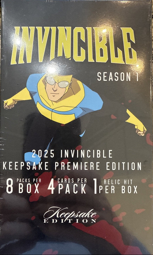 2025 Keepsake Invincible Season 1 Premiere Edition Blaster Box