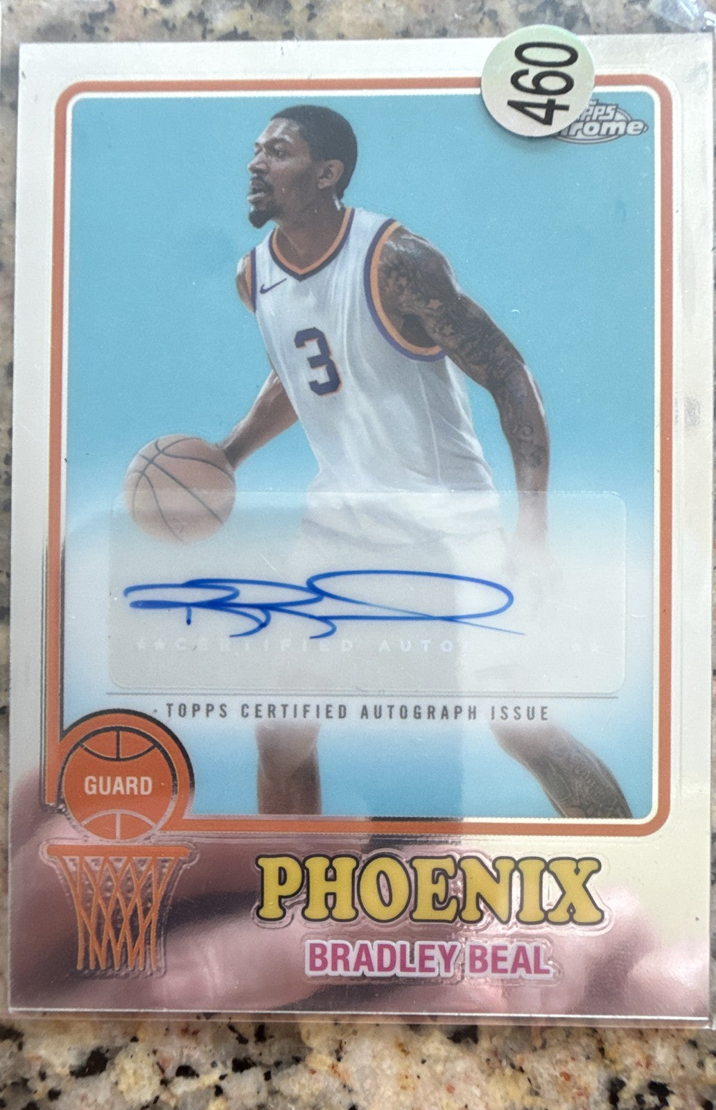 2024-25 Topps Chrome - 1973 Topps Autographs Bradley Beal #73TA-BB (AU)