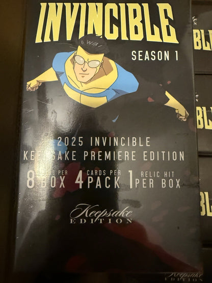 KEEPSAKE INVINCIBLE 1ST EDITION SEASON 1 8-PACK BLASTER 20-BOX CASE