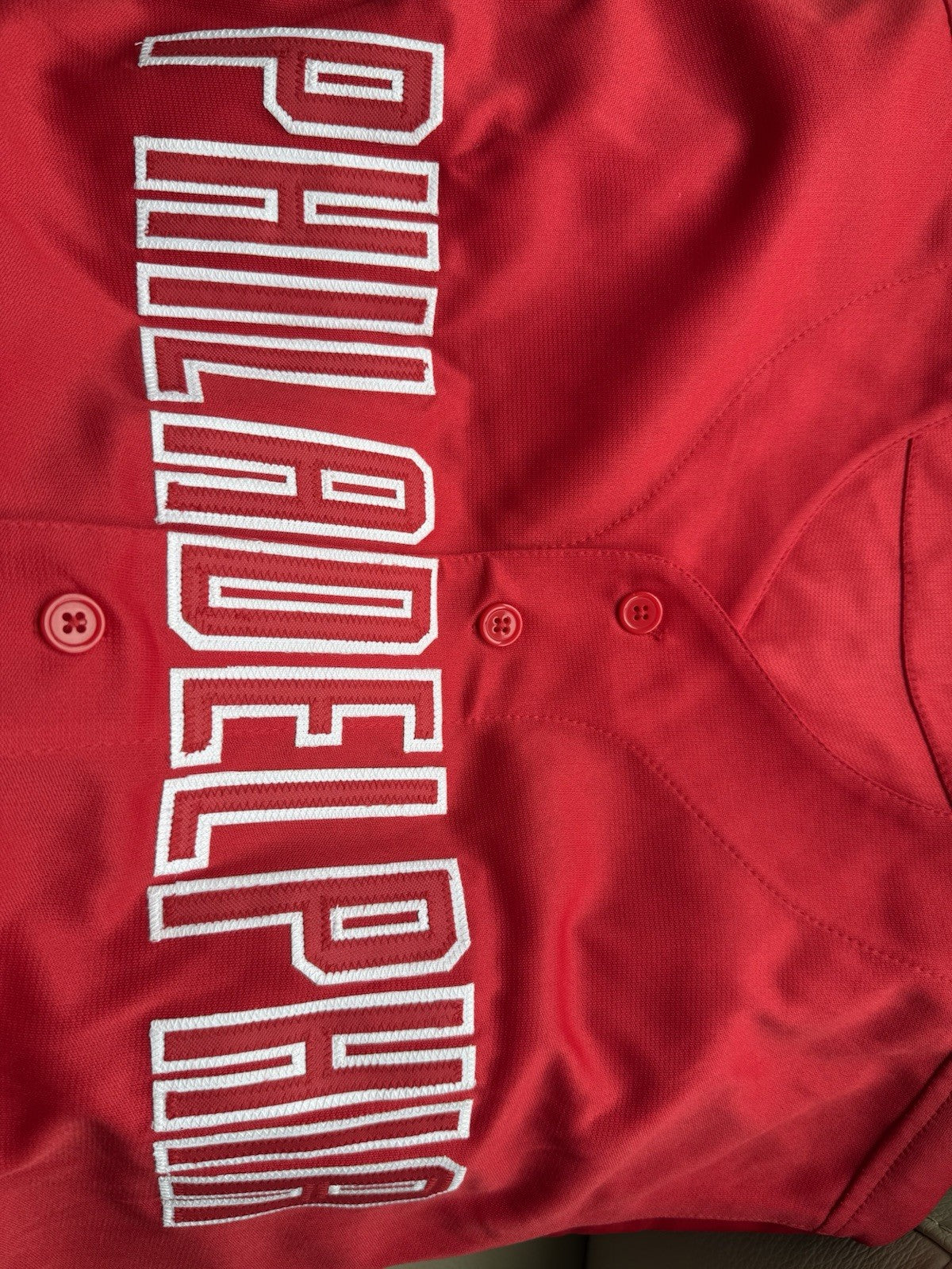 Trea Turner Auto Jersey Jsa Cert. Pulled From Super Break Jersey Edition