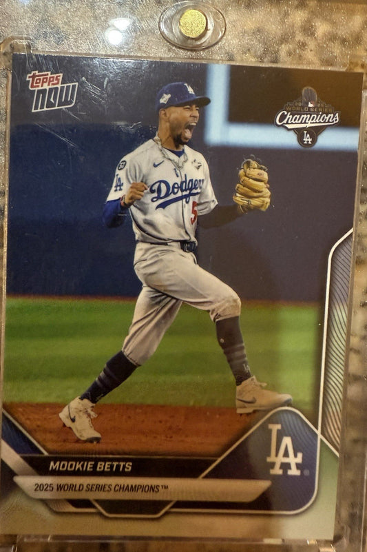 WS-2SSP 2025 Topps Now World Series Los Angeles Dodgers Mookie Betts